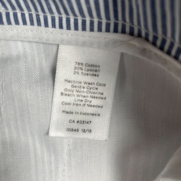 Talbots Capri Pants Womens Size 12 Chelsea Office Capsule Career Minimal Casual - Picture 10 of 11